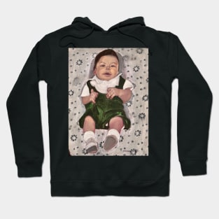 Baby Portrait of Ernest Villalpando Hoodie